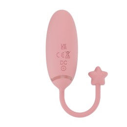 Нежно-розовое виброяйцо с управлением через приложение Diana