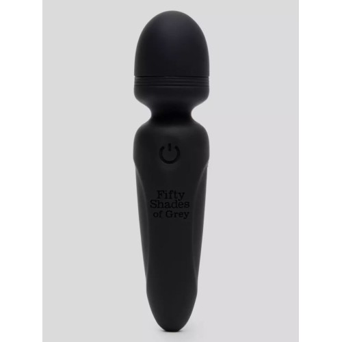 Черный мини-wand Sensation Rechargeable Mini Wand Vibrator - 10,1 см.