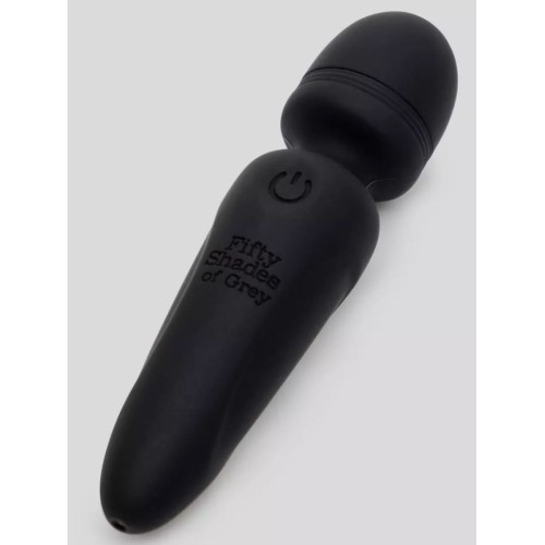 Черный мини-wand Sensation Rechargeable Mini Wand Vibrator - 10,1 см.