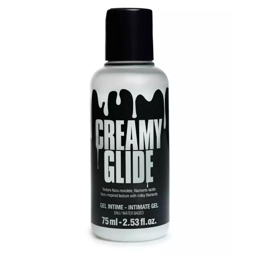 Лубрикант на водной основе Creamy Glide с консистенцией спермы - 75 мл.