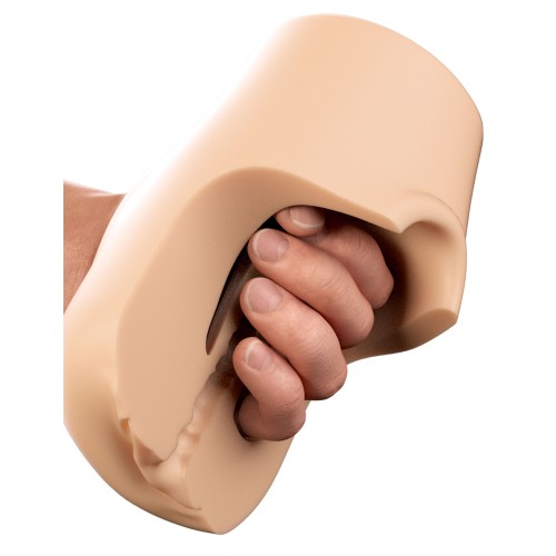 Телесный мастурбатор-вагина Pussy Pounder Squeeze Stroker