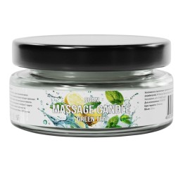 Массажная свеча «Зелёный чай» - 50 мл.