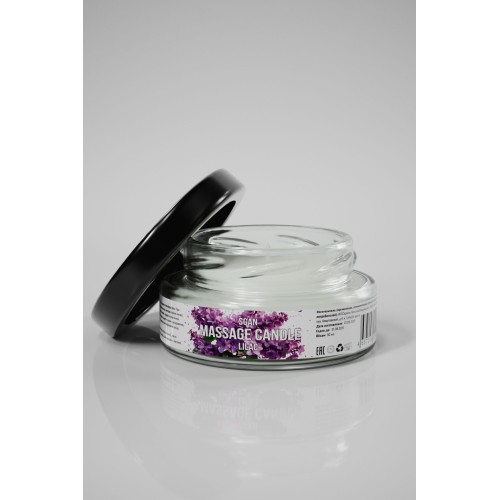 Массажная свеча «Сирень» - 50 мл.