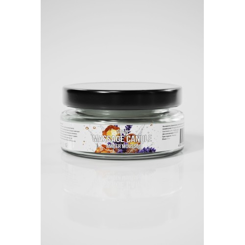 Массажная свеча «Янтарный мусс» - 50 мл.