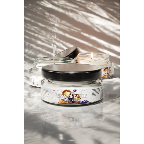 Массажная свеча «Янтарный мусс» - 50 мл.