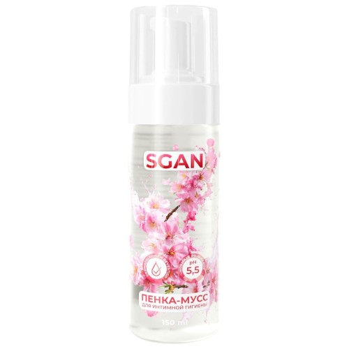 Пенка-мусс для интимной гигиены SGAN с пребиотиками - 150 мл.