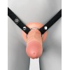 Телесный пустотелый фаллопротез 5’’ Hollow Silicone Strap-On - 14 см.
