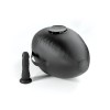 Черный надувной мяч с платформой для фиксации дилдо Body Dock Inflatable Love Ball