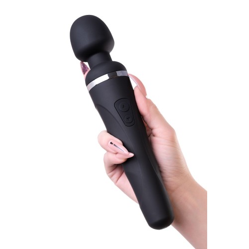 Черный вибромассажер Lovense Domi 2 - 23,3 см.