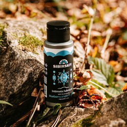 Пролонгирующий интимный лубрикант SIBIRSKIY с ароматом черники и василька - 100 мл.