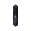 Черный вибростимулятор простаты Edge 2 - 12,4 см.