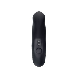 Черный вибростимулятор простаты Edge 2 - 12,4 см.