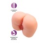 Реалистичный мастурбатор-попка с 2 любовными входами