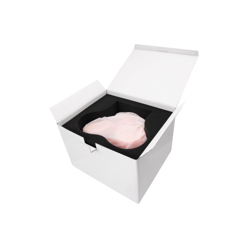 Телесный мастурбатор в форме попки с 2 любовными входами