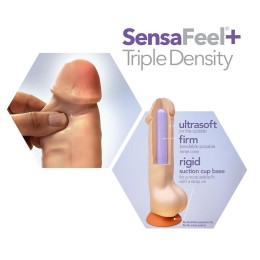 Телесный фаллоимитатор-реалистик 7 Inch Posable Dildo - 19 см.