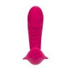 Ярко-розовый стимулятор точки G с вакуум-волновой стимуляцией Shani