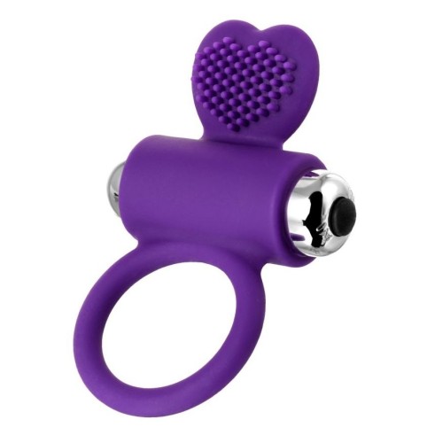 Фиолетовое виброкольцо с ресничками JOS PERY