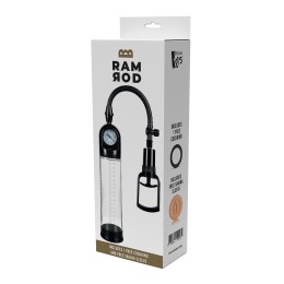 Прозрачная вакуумная помпа с манометром Deluxe Penis Pump