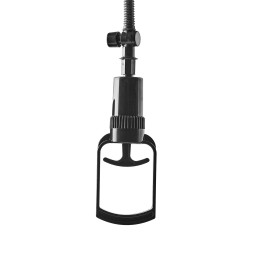Прозрачная вакуумная помпа с манометром Deluxe Penis Pump