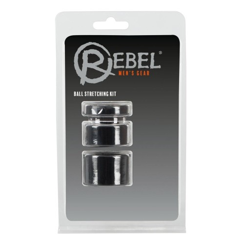 Набор из 3 колец для утяжки мошонки Rebel Ball Stretching Kit