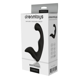 Чёрный перезаряжаемый массажёр простаты Booty Pleaser