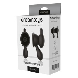 Черные вибронакладки для сосков Vibrating Nipple Teasers