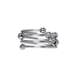 Большое металлическое кольцо под головку пениса