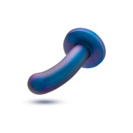 Синяя насадка с гладкой поверхностью Surrender 5.75 Inch Intermediate Pegging Dildo - 14,6 см.