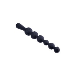 Черная анальная цепочка Beads Hunter - 22,9 см.