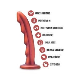 Красная насадка-фаллоимитатор Jealousy 7 Inch Pegging Dildo - 17,8 см.