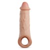 Телесная насадка-удлинитель Intrepid 9.25 Inch Realistic Penis Extender Sleeve - 23,5 см.