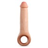 Телесная насадка-удлинитель Thrive 8.75 Inch Realistic Penis Extender Sleeve - 22,2 см.