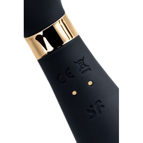 Чёрный вибромассажер для пар Satisfyer Endless Fun