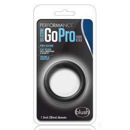 Черное эрекционное кольцо Silicone Go Pro Cock Ring