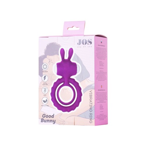 Фиолетовое эрекционное кольцо на пенис JOS  GOOD BUNNY