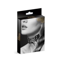 Оригинальный ошейник-чокер со шнуровкой