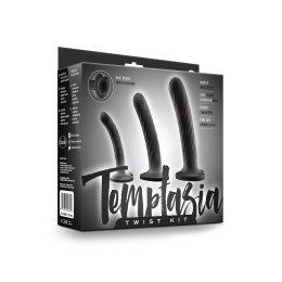 Набор из 3 стимуляторов со спиралевидным рельефом Twist Kit