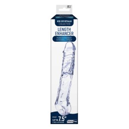 Прозрачная насадка-удлинитель Length Enhancer с подхватом - 22,3 см.