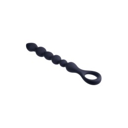 Черная анальная цепочка Beads Hunter - 25,4 см.