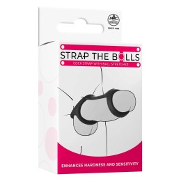 Черная эрекционная насадка Strap The Balls
