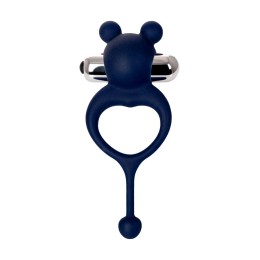 Синее виброкольцо с хвостиком JOS MICKEY