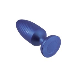 Синяя анальная пробка 4 Inch Silicone Anal Plug - 12 см.