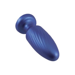 Синяя анальная пробка 4 Inch Silicone Anal Plug - 12 см.