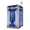 Синяя анальная пробка 4 Inch Silicone Anal Plug - 12 см.