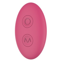 Розовый вибратор с возвратно-поступательными движениями Up And Down Vibe