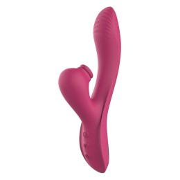 Розовый вибратор-кролик Dual G-Spot Vibe - 22,5 см.