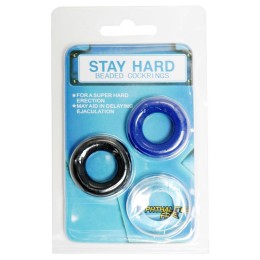 Набор из 3 эрекционных колец без рельефа