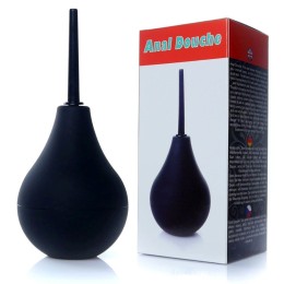 Черный интимный душ-спринцовка