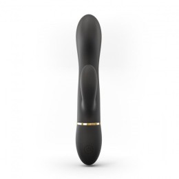 Черный вибратор-кролик Dorcel Glam Rabbit - 21 см.