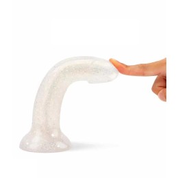 Фаллоимитатор из жидкого силикона с блестками Dildolls Extravaganza